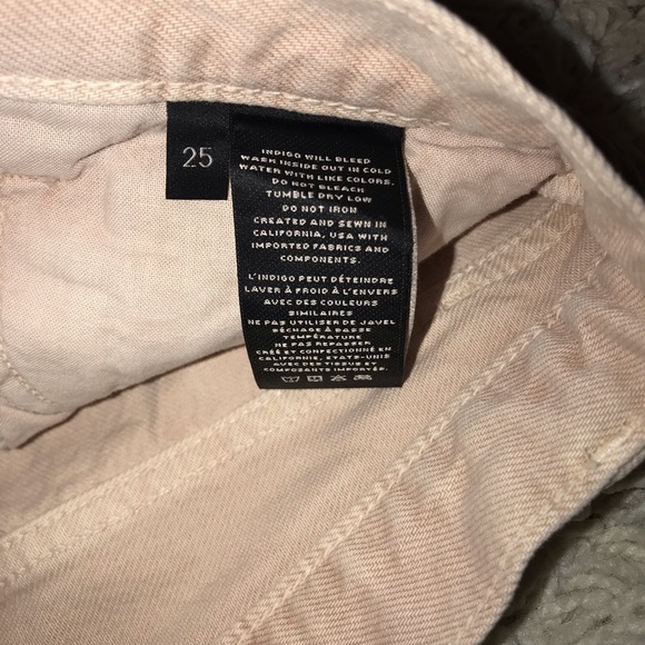 J Brand Denim Short Dusty Pink 25 - Picture 7 of 7